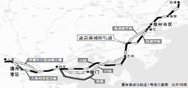 廈漳泉城際軌道1號(hào)線