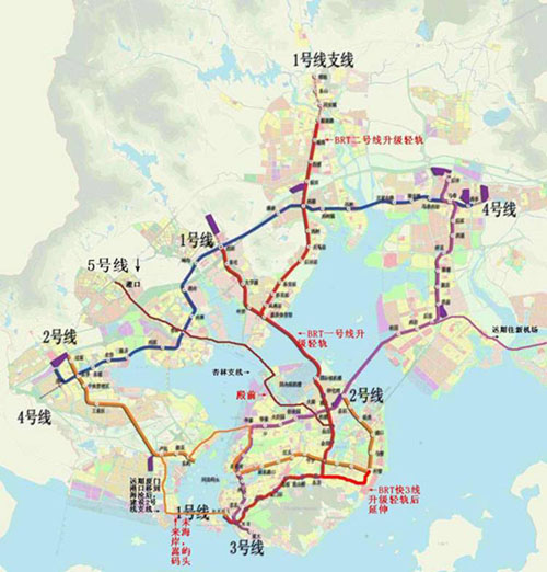 廈漳泉城際軌道線路圖