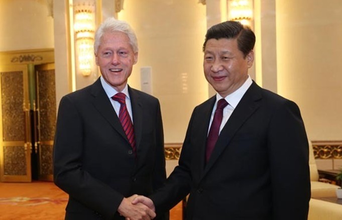 習近平會見美國前總統(tǒng)克林頓