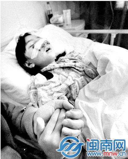 出事后的小英面目受傷嚴(yán)重