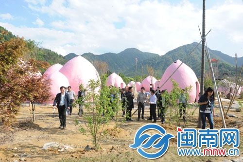 南埕鎮(zhèn)桃花島共有38座桃屋