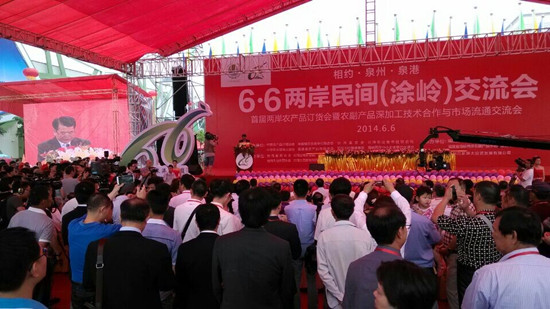 海峽兩岸民間（涂嶺）交流會(huì)開幕式現(xiàn)場(chǎng)