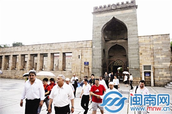 清凈寺讓阿拉伯友人流連忘返