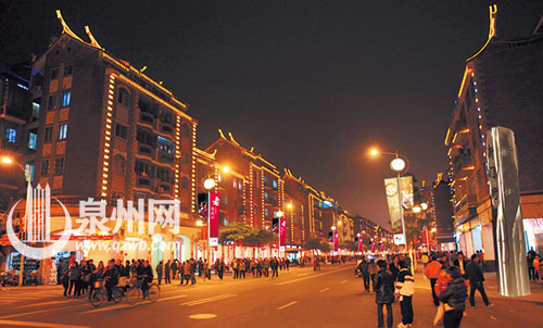 新門街沿街夜景