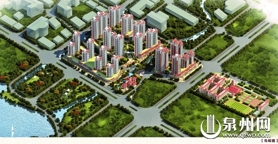 龍興小區(qū)效果圖