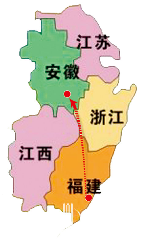 泉州到九華山約有1200公里
