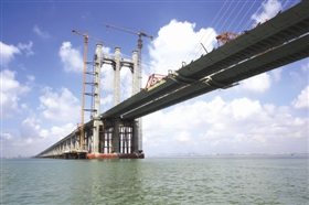 泉州灣跨海大橋主橋合龍