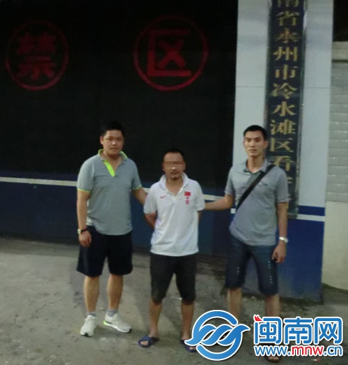 昨日被帶回泉州的嫌疑人張某
