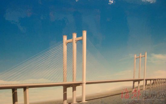 泉州首座跨海大橋規(guī)劃效果圖